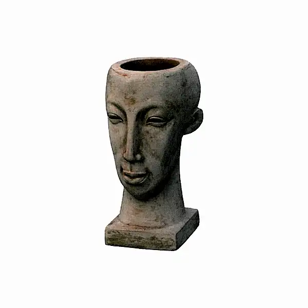 Chen Büst Saksı Kahverengi