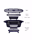 Döküm Kore Barbeküsü Siyah