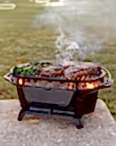 Döküm Kore Barbeküsü Siyah