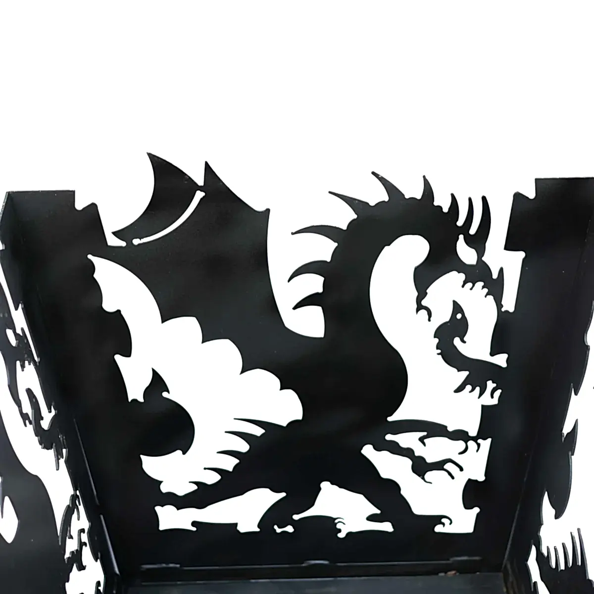 Dragon Açık Hava Bahçe Şöminesi Siyah
