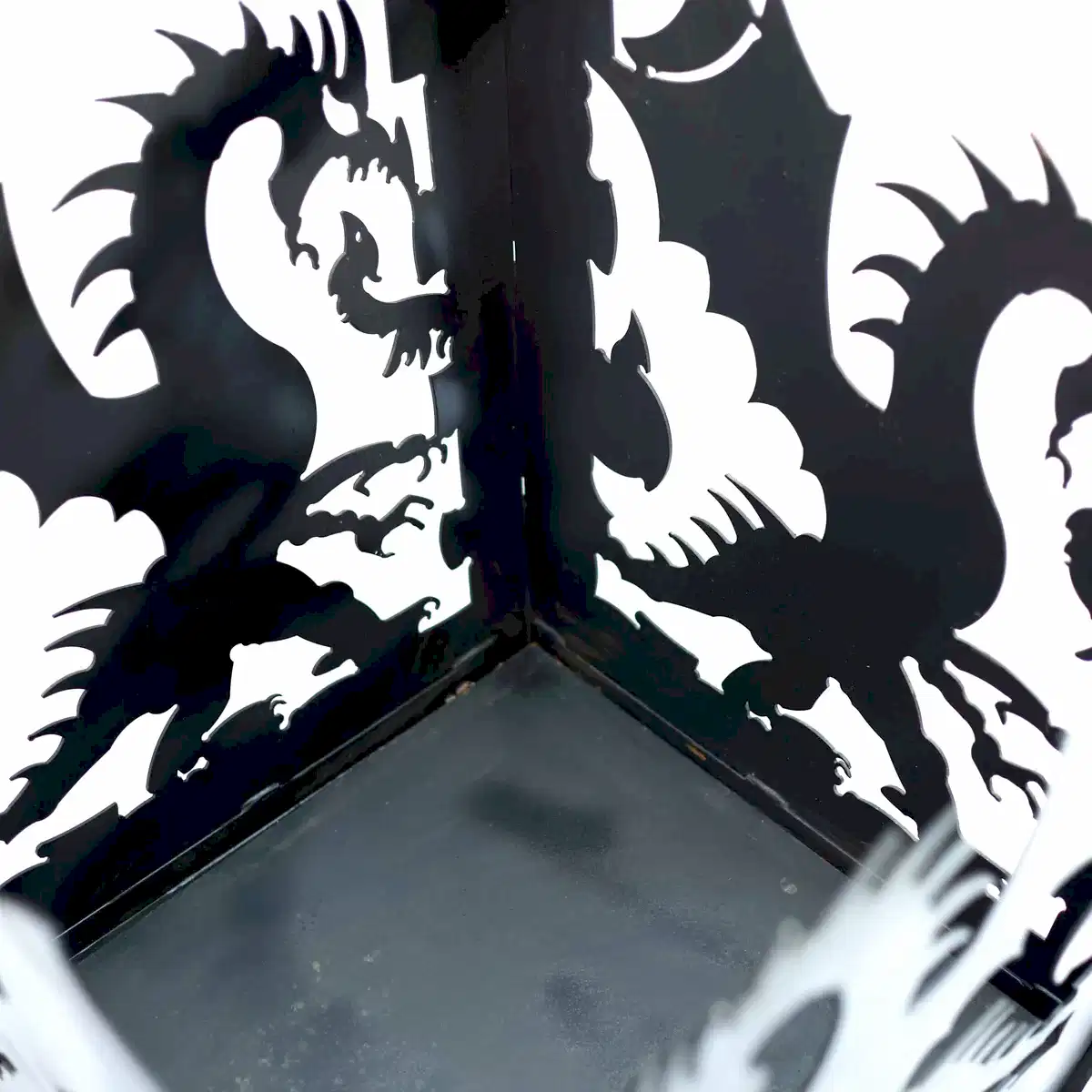 Dragon Açık Hava Bahçe Şöminesi Siyah