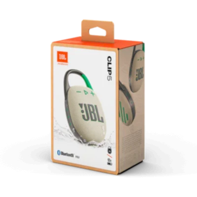 JBL Clip 5 Taşınabilir Bluetooth Hoparlör Kum Beji