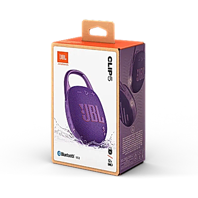 JBL Clip 5 Taşınabilir Bluetooth Hoparlör Mor