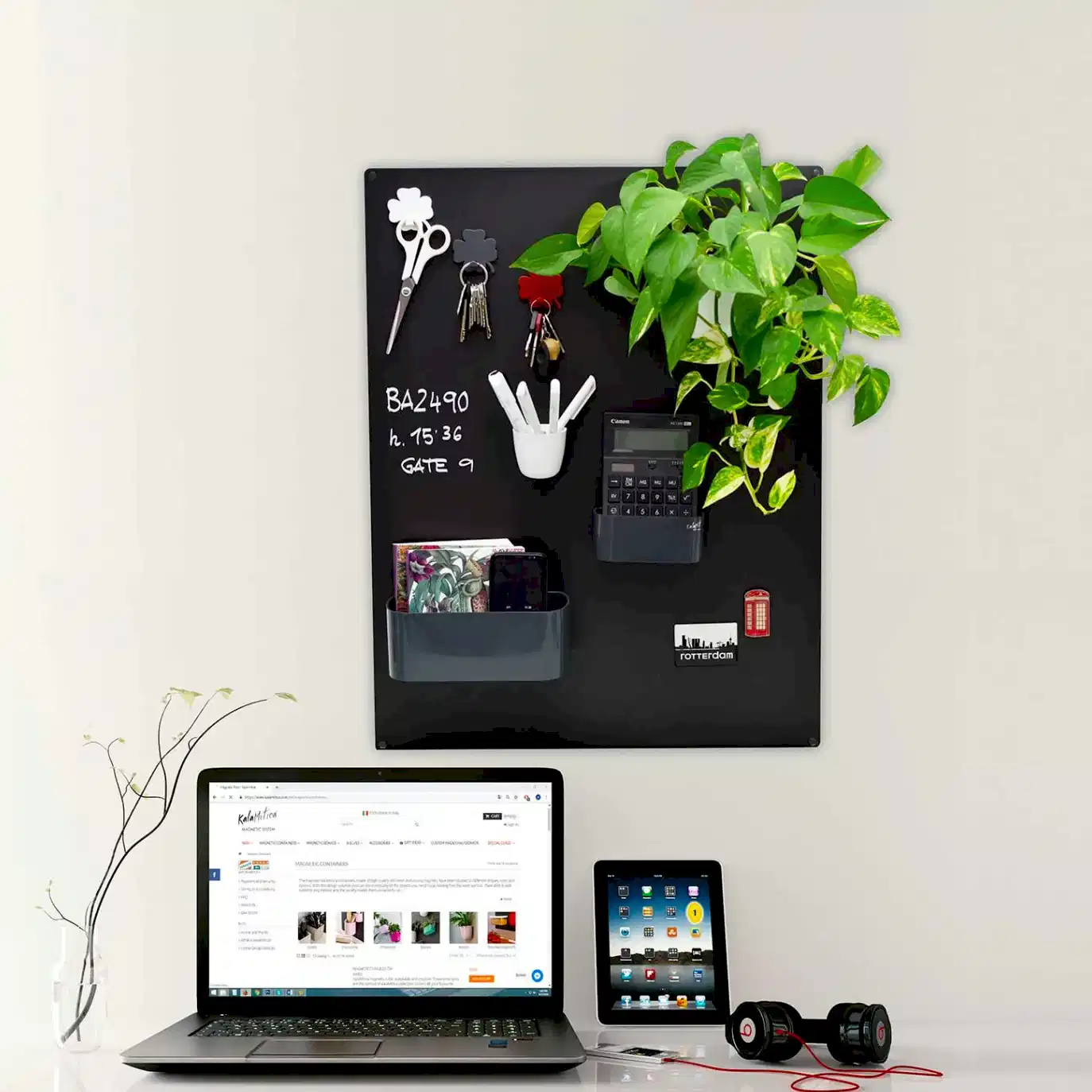 74 x 57 Cm Manyetik Metal Plaka