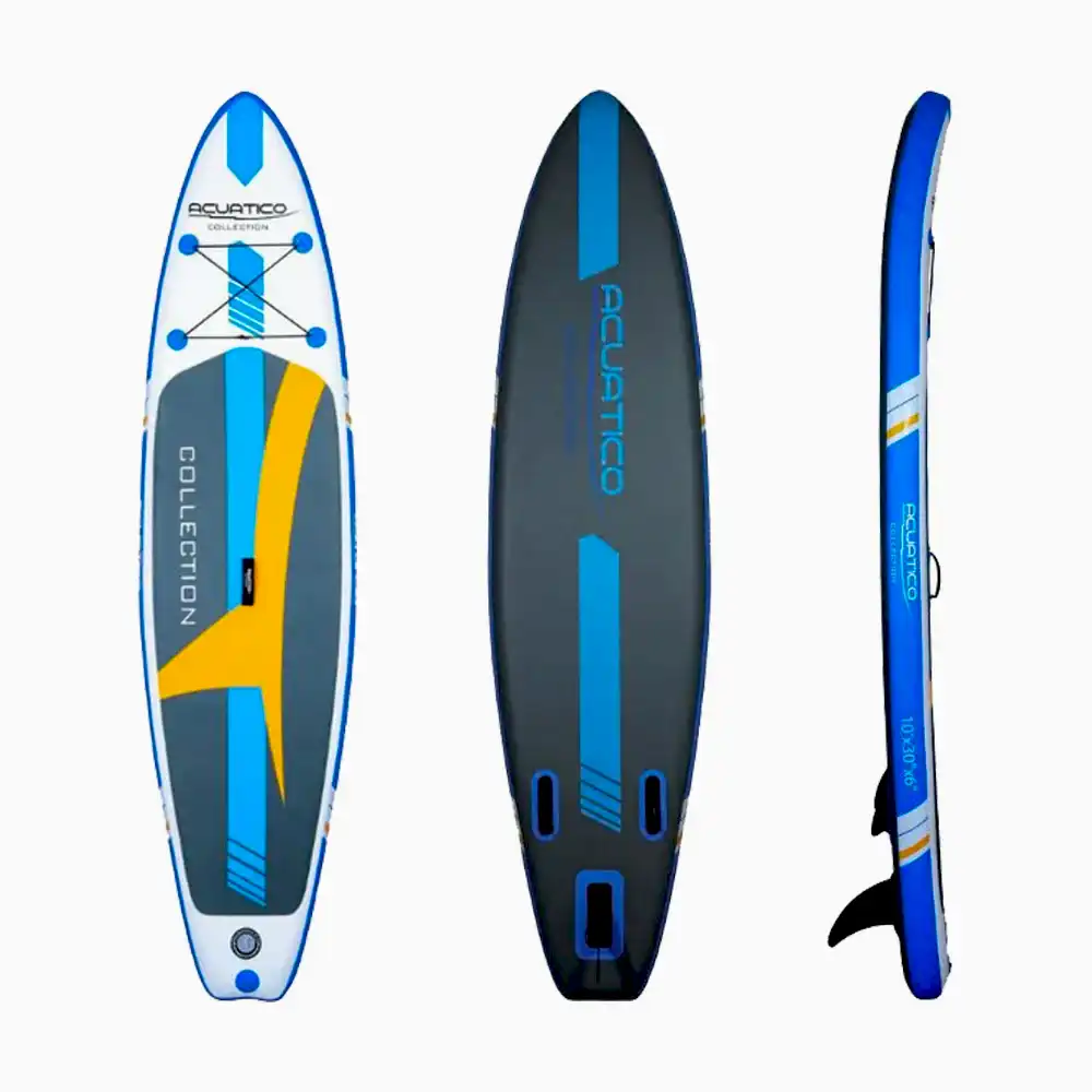 Acuatico Collection Şişme Sup Board/Isup Stand Up Paddle Board 305x76x15 Cm Turuncu & Beyaz & Mavi & Gri