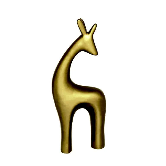 Altın Dekoratif Zürafa ( Orta Boy ) Altın