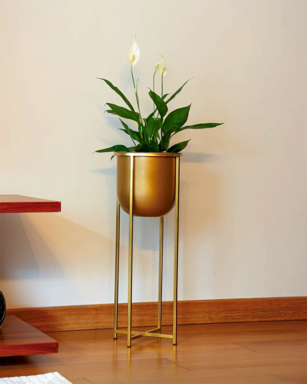 Athena Ayaklı Metal Saksı Büyük Boy