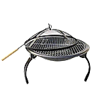 Avalon Bahçe Şöminesi Siyah