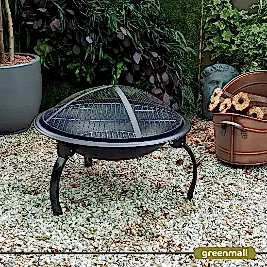 Avalon Bahçe Şöminesi Siyah