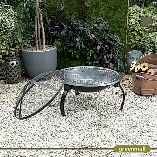 Avalon Bahçe Şöminesi Siyah