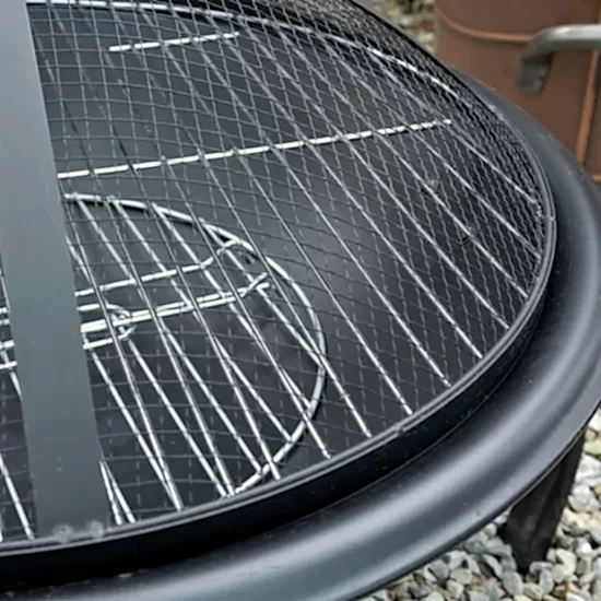 Avalon Bahçe Şöminesi Siyah