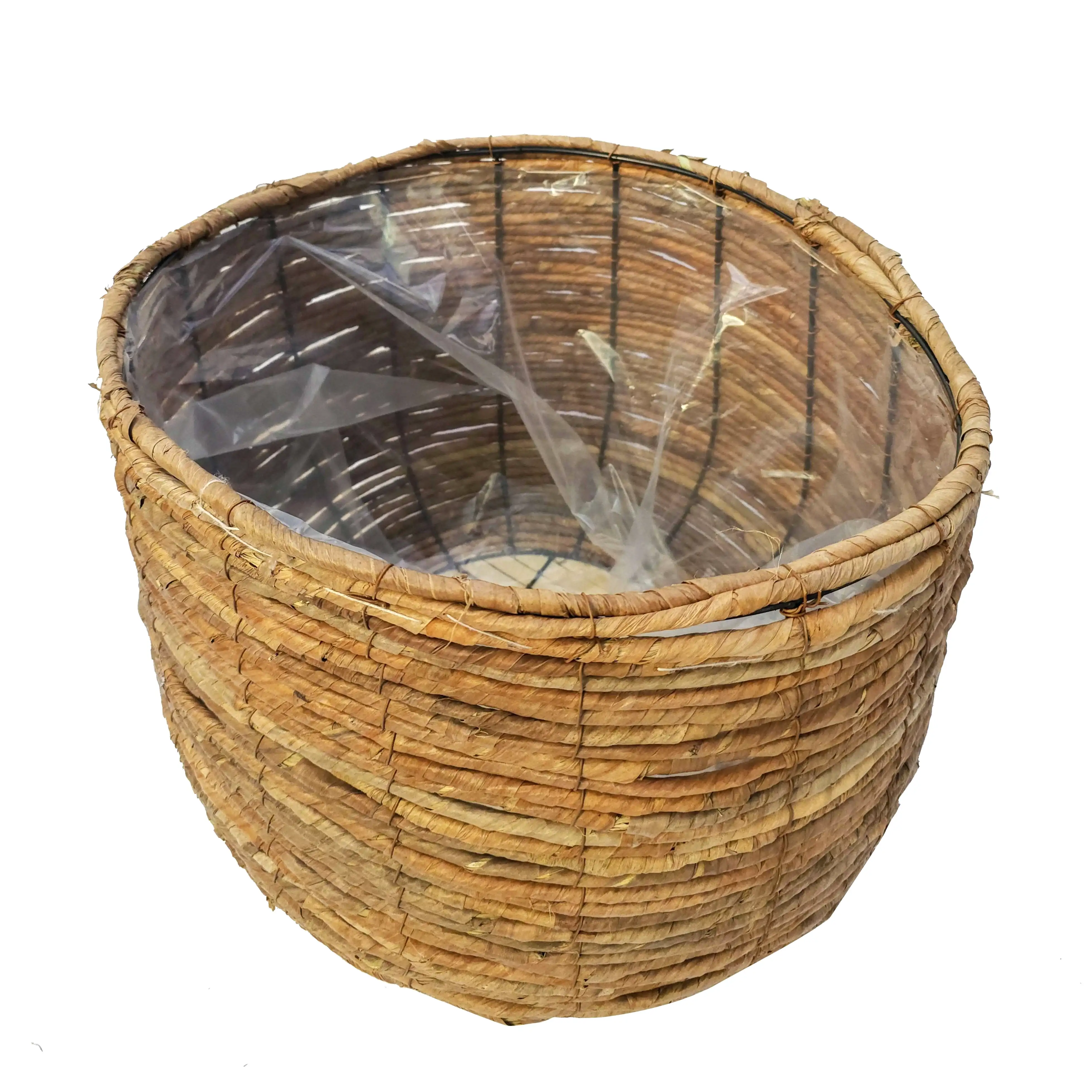 Avalon Küçük Boy Hasır Saksı