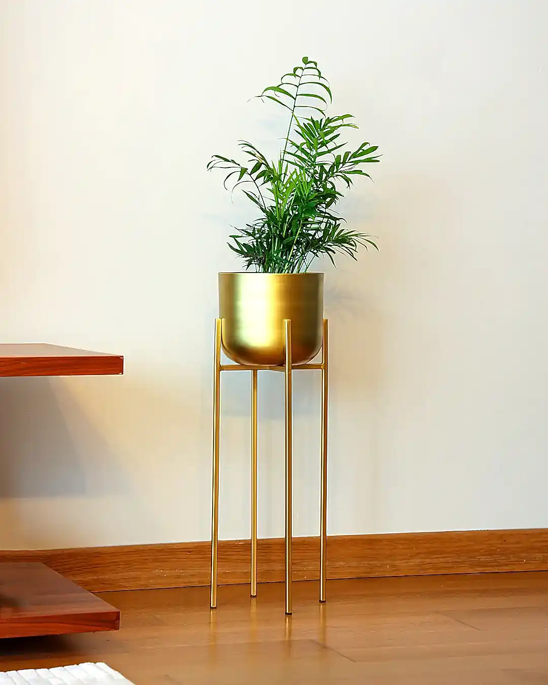 Ayaklı Metal Saksı Büyük Boy