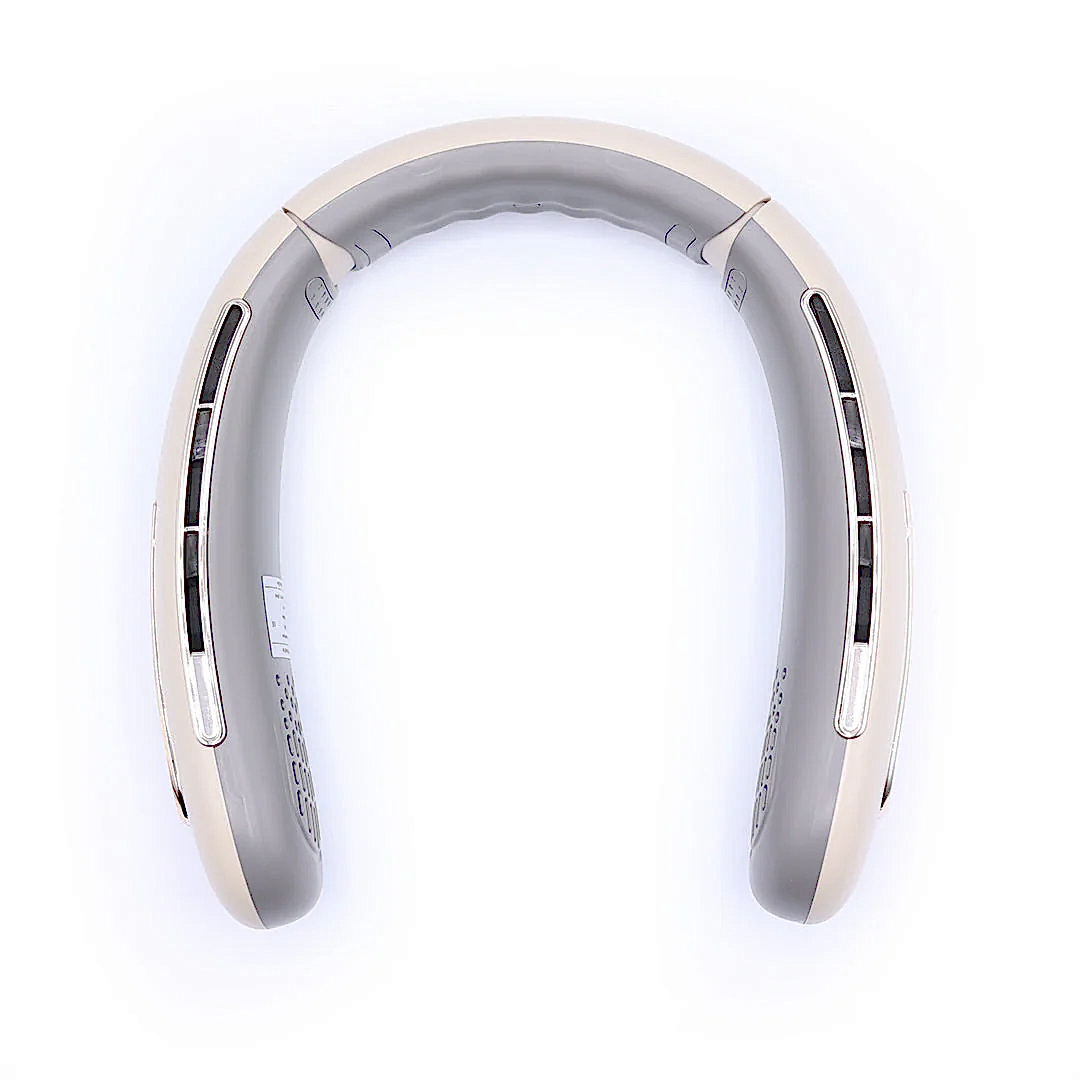 Bej Taşınabilir Ve Şarjlı Boyun Fanı- Built-in 2000mah Neck Fan Bej