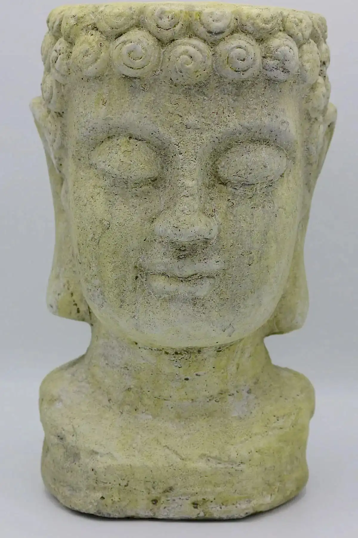 Buda Heykel Saksı Kahverengi