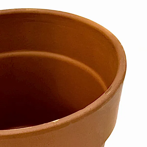 Cachepot Perfetto 13 cm Toprak Saksı Terracota