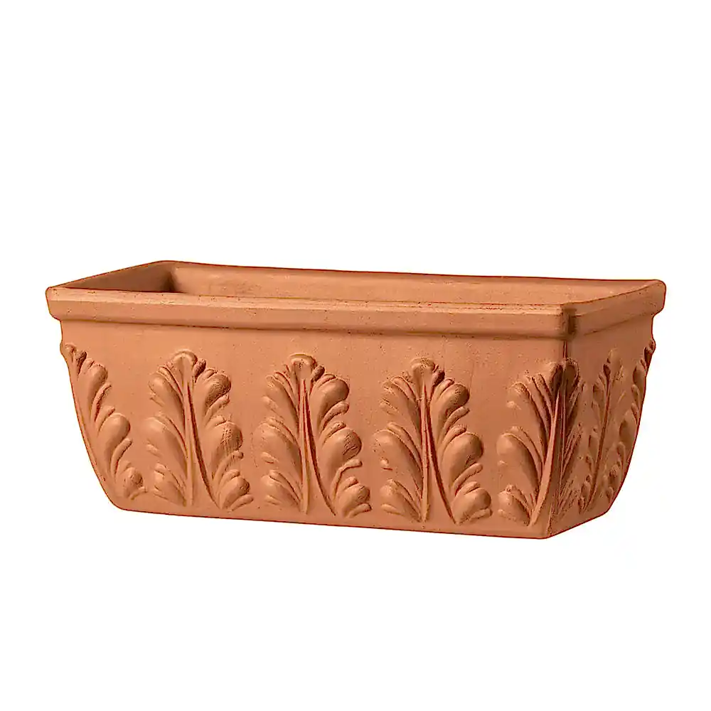Cassetta Roma 54 cm Toprak Saksı Terracota