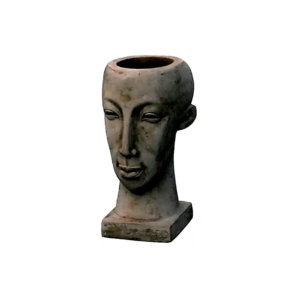 Chen Büst Saksı Kahverengi