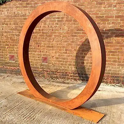 Corten Ay Kapısı Heykel