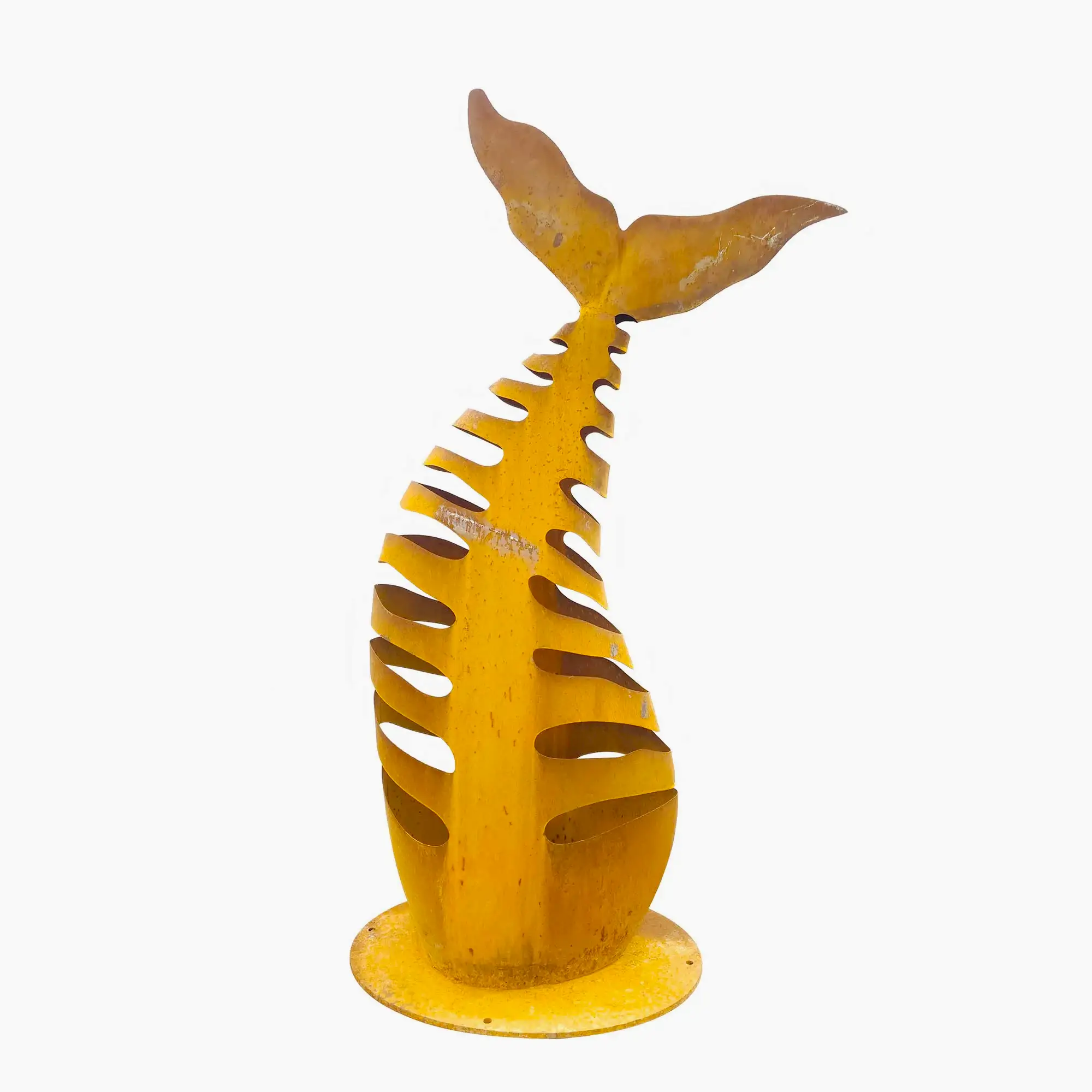 Corten Balık Heykel