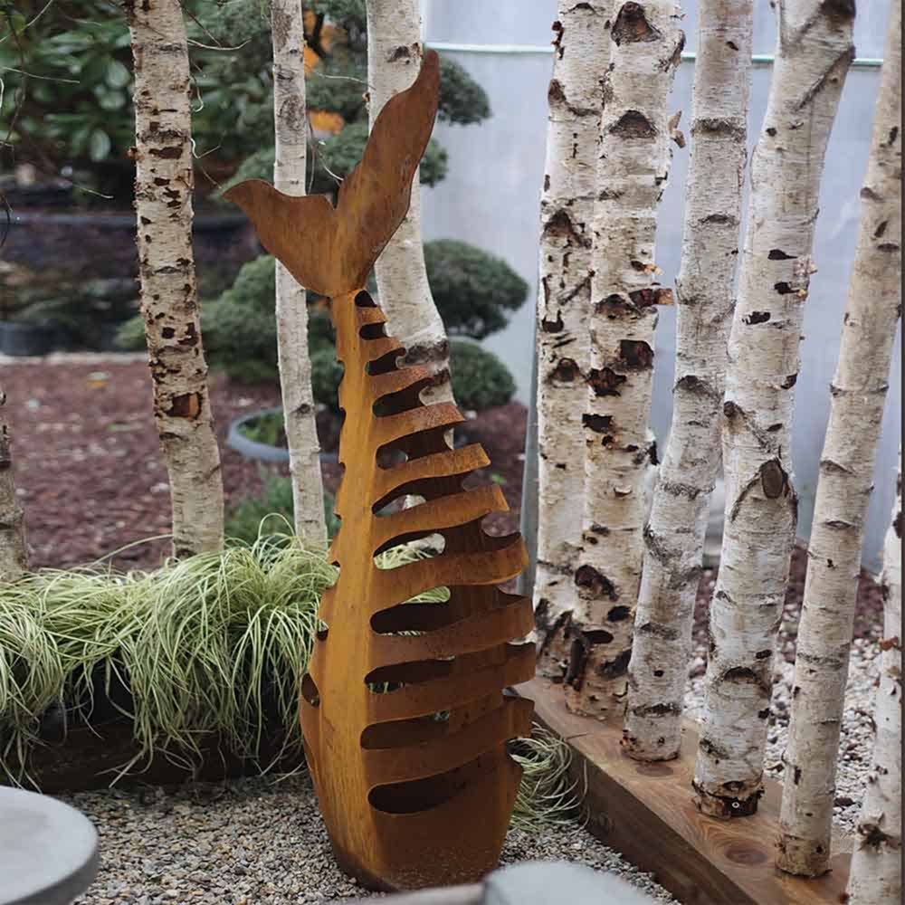 Corten Balık Heykel