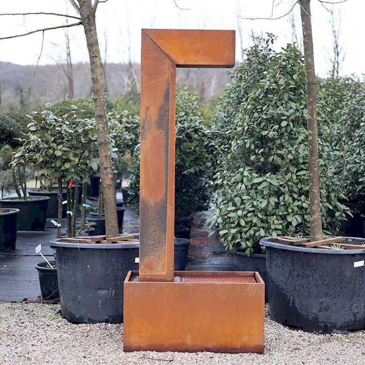 Corten Tekli Su Perdesi