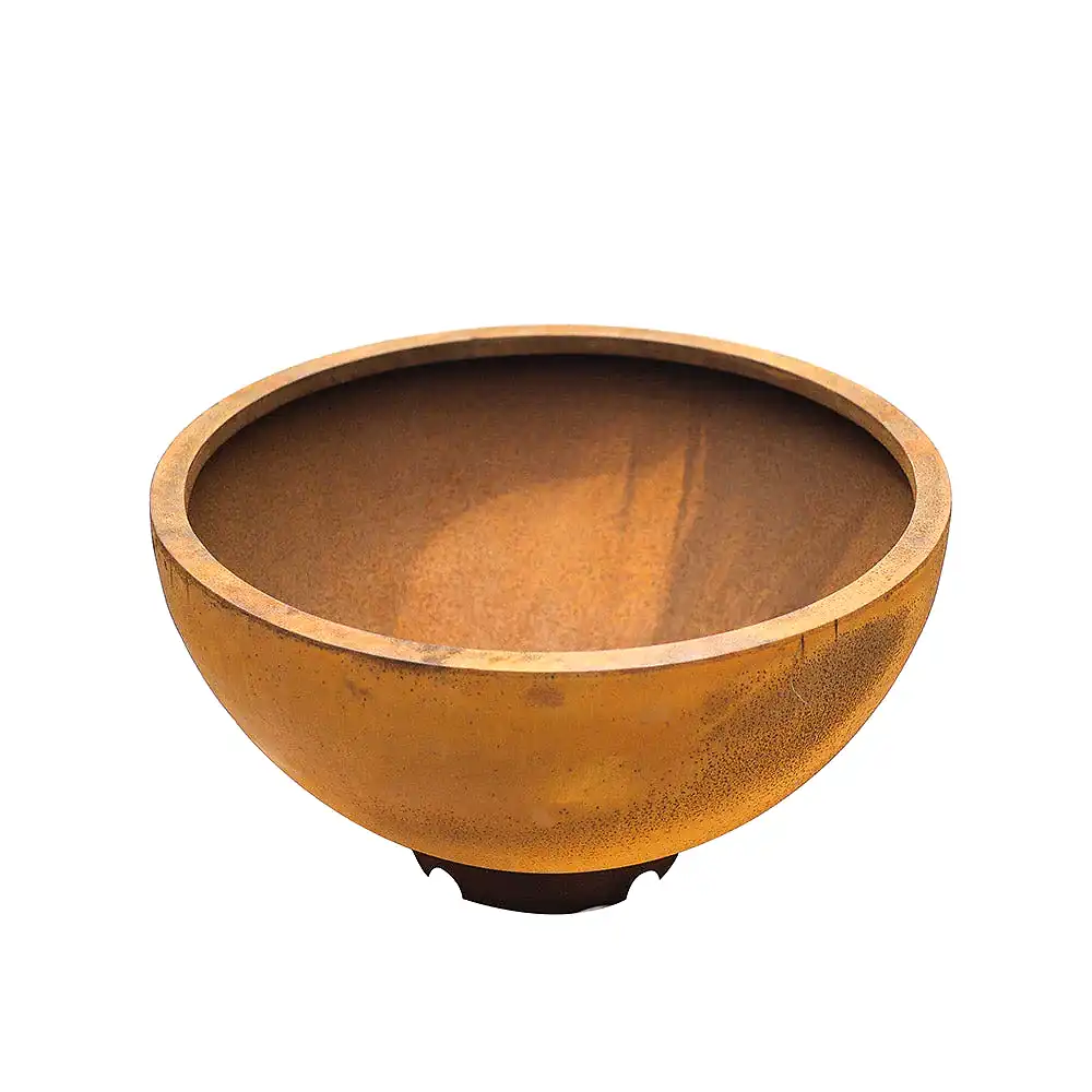 Corten Yuvarlak Saksı Büyük