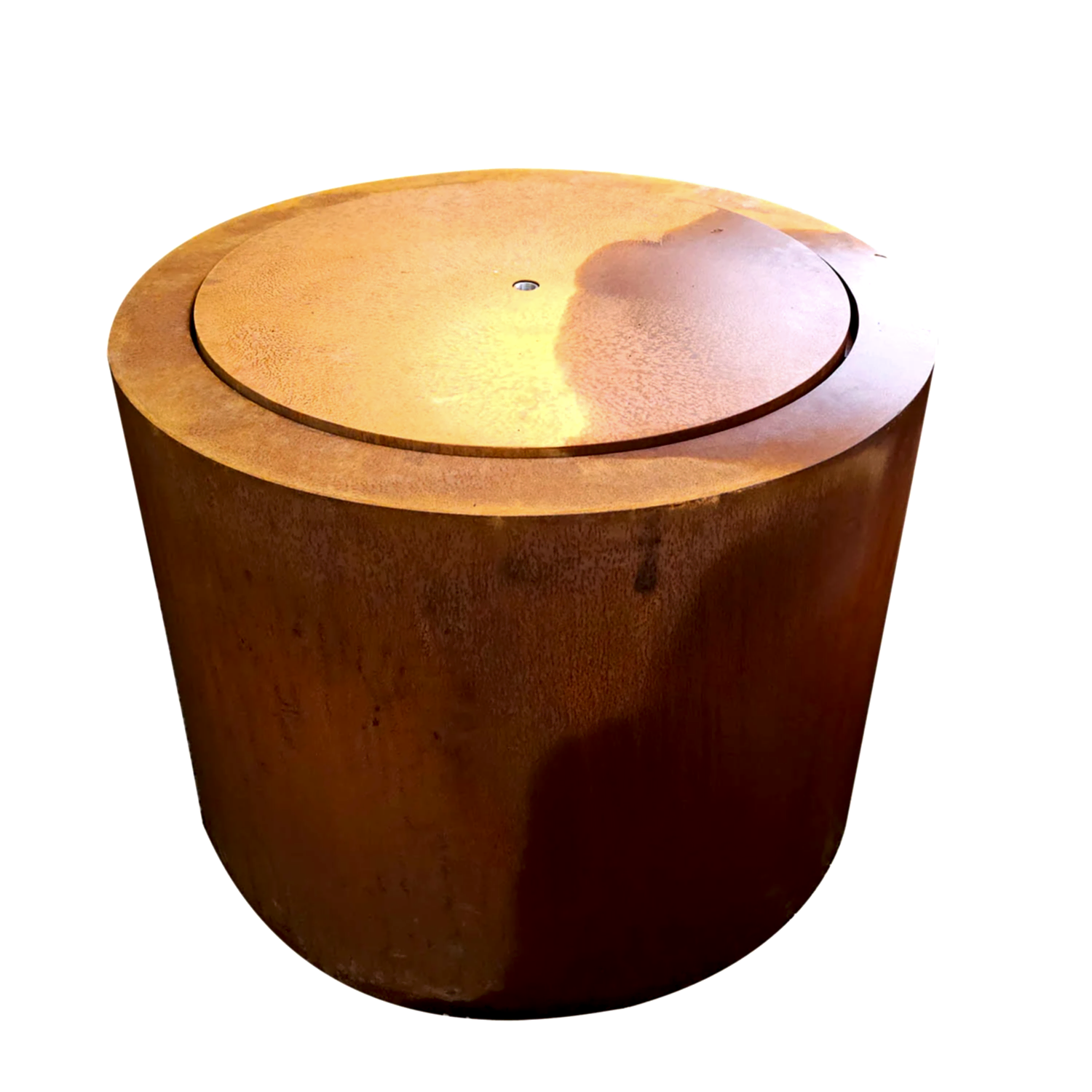 Corten Yuvarlak Su Tablası