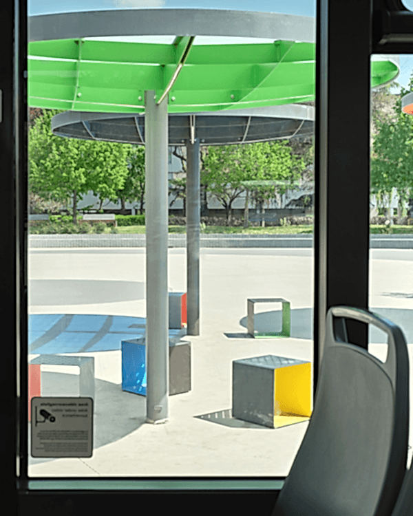 Cubix Metal Koltuk - Mavi