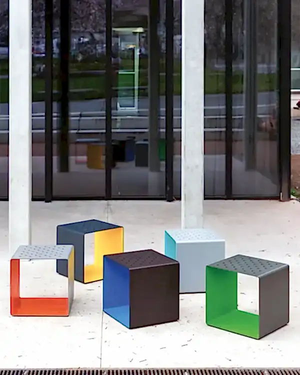 Cubix Metal Koltuk - Sarı