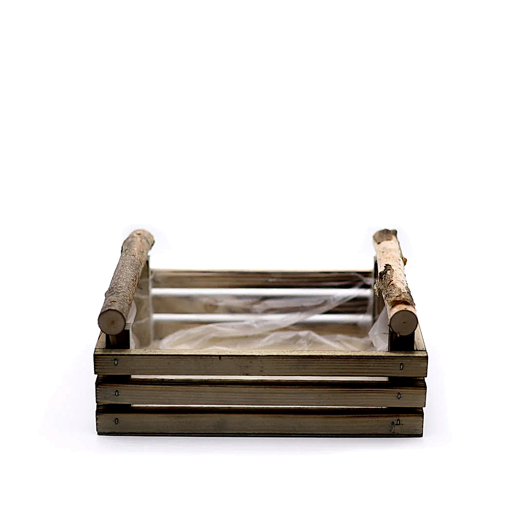 Dikdörtgen İkili Ahşap Kahverengi Kasa