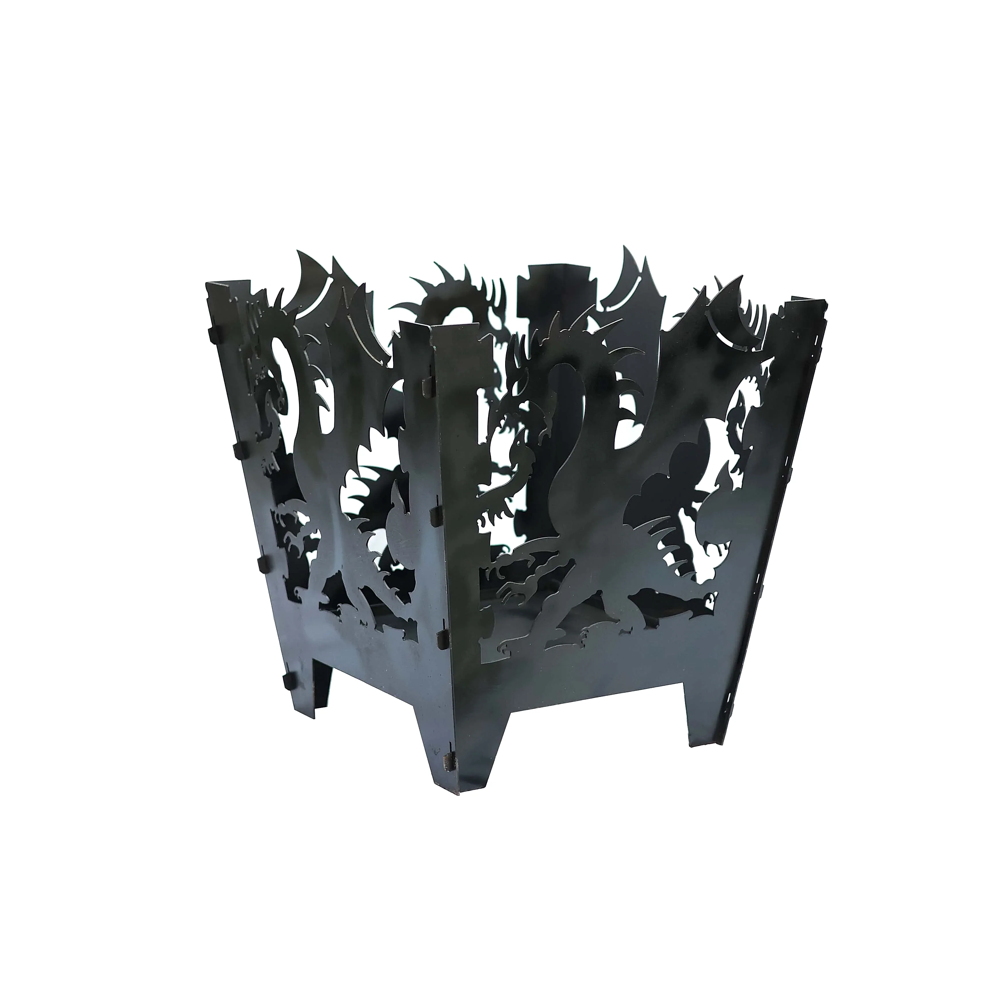 Dragon Açık Hava Bahçe Şöminesi Siyah