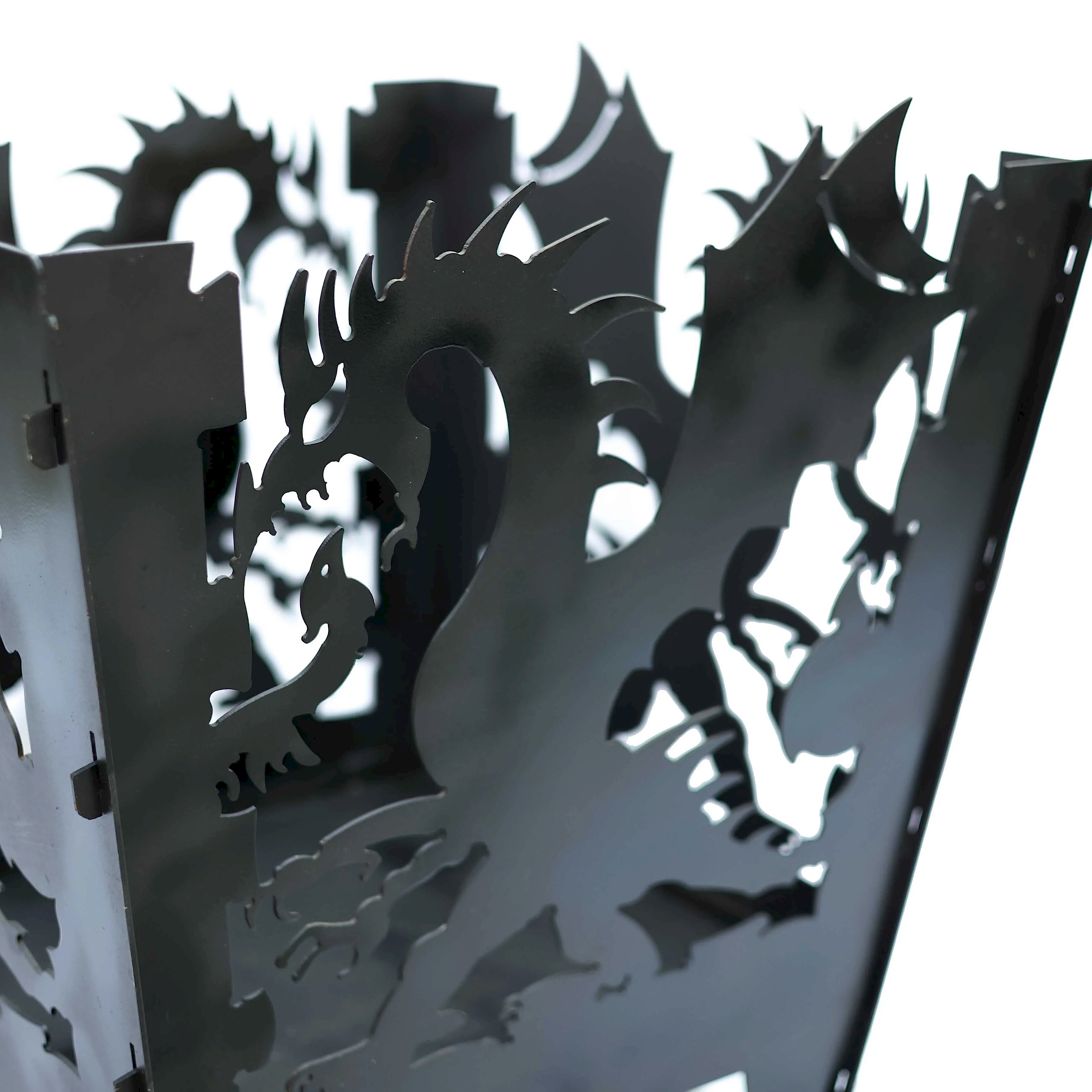 Dragon Açık Hava Bahçe Şöminesi Siyah