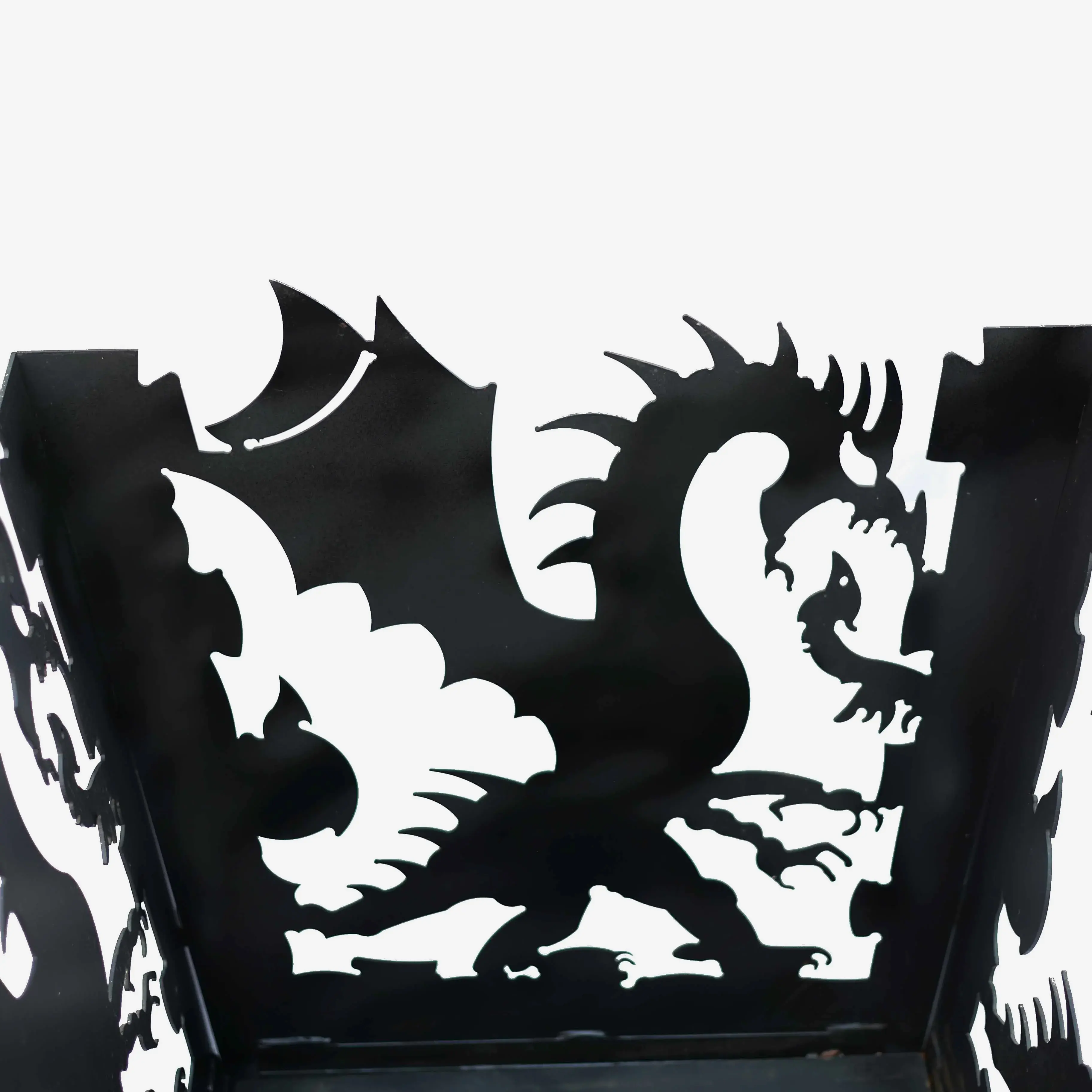 Dragon Açık Hava Bahçe Şöminesi Siyah