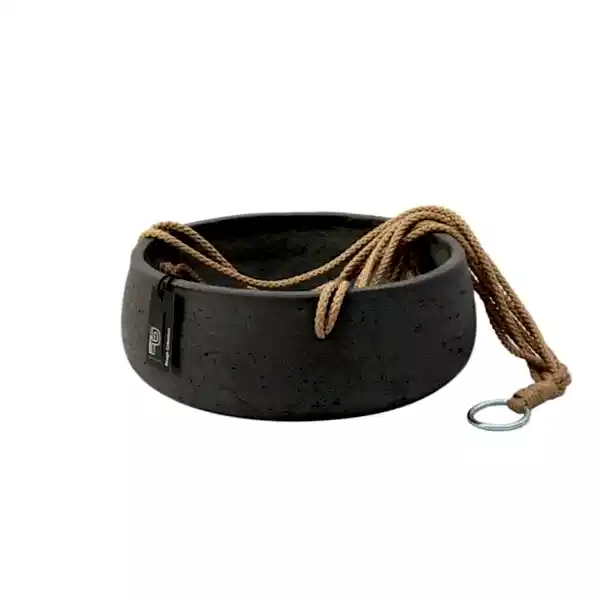 Eileen S Askılı Fiberstone Saksı Antrasit