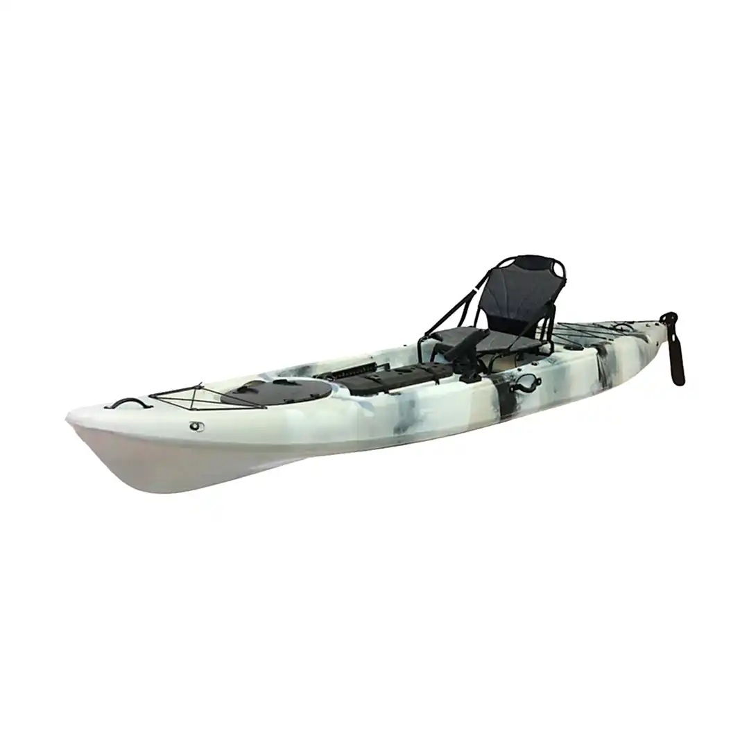 Fishman Balıkçı Kanosu Beyaz Gri Siyah