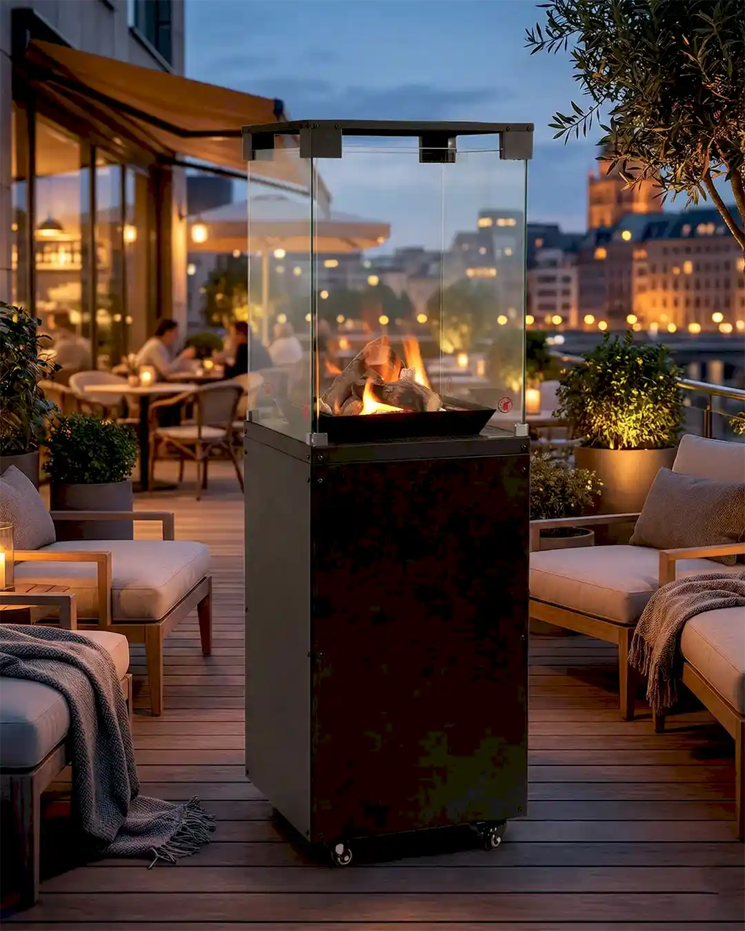 Flame Cubo - Gazlı Teras Isıtıcısı
