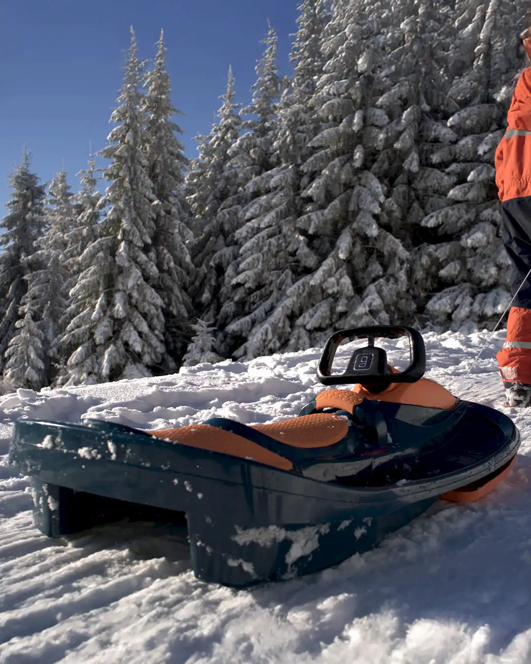 Galactus - 2 Kişilik Kar Kızağı - Lav