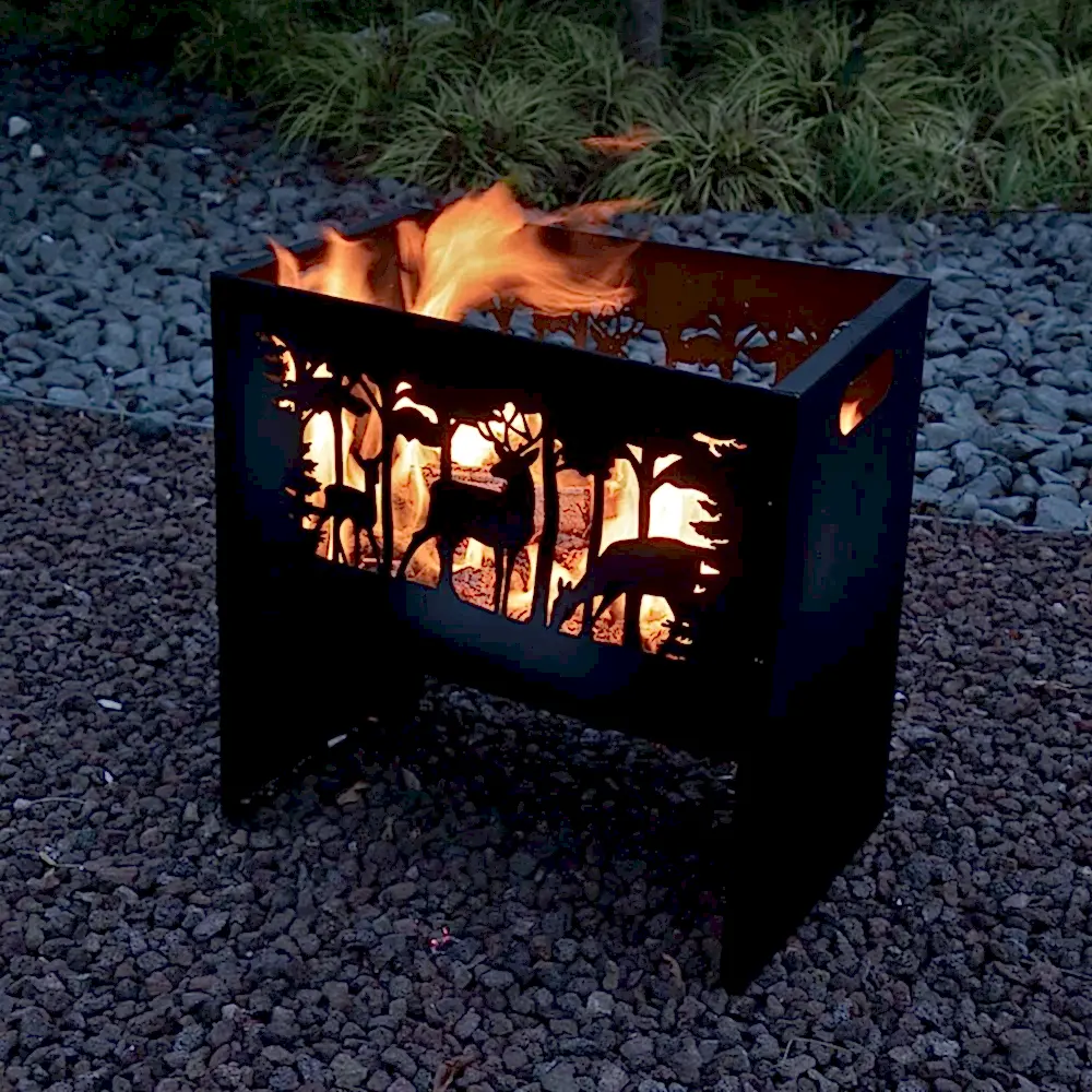 Geyik Desenli Şömine