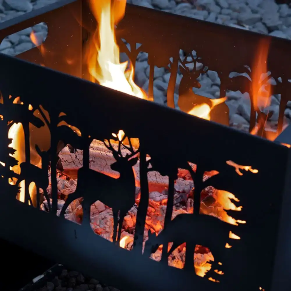 Geyik Desenli Şömine