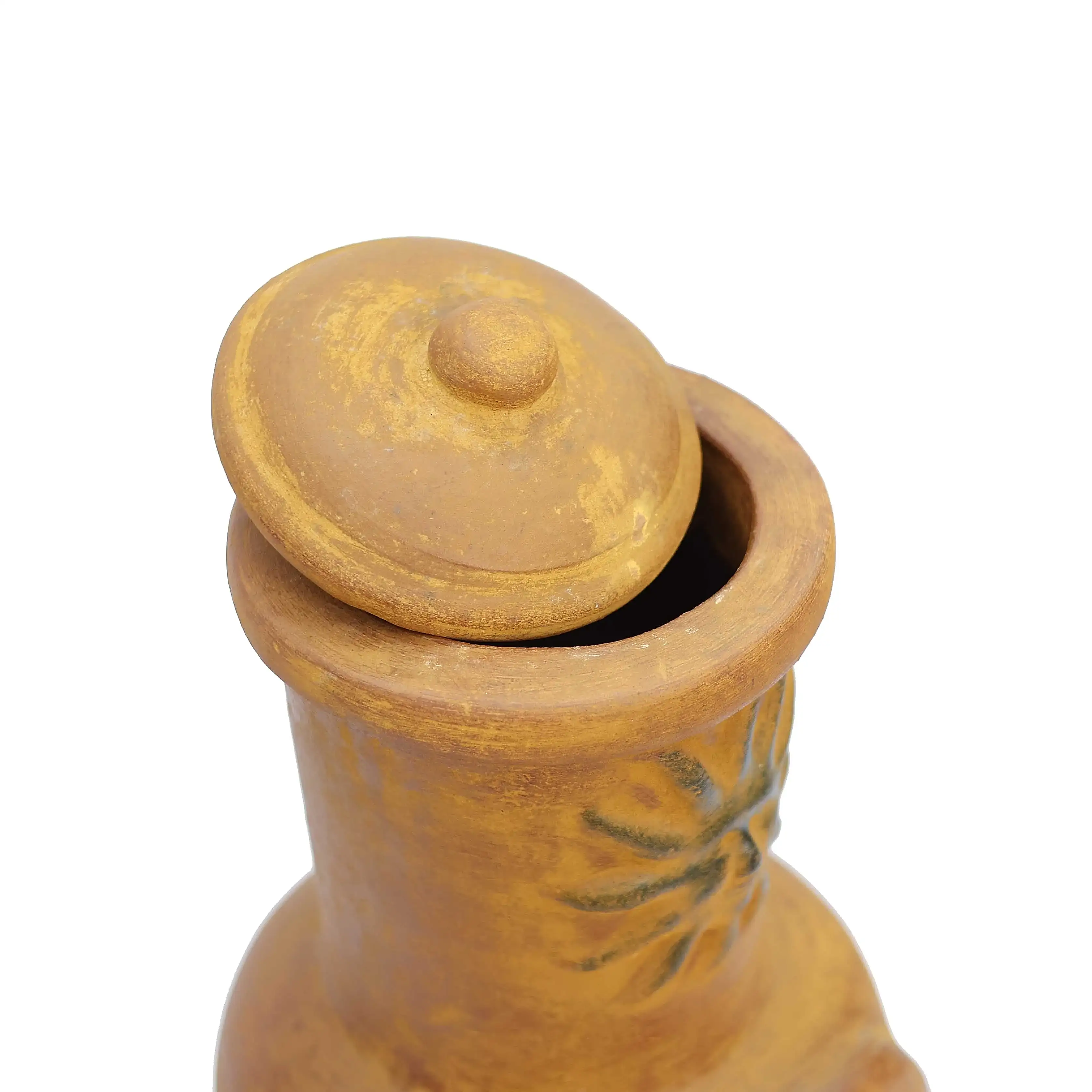 Güneş Motifli Küçük Chimenea Sarı