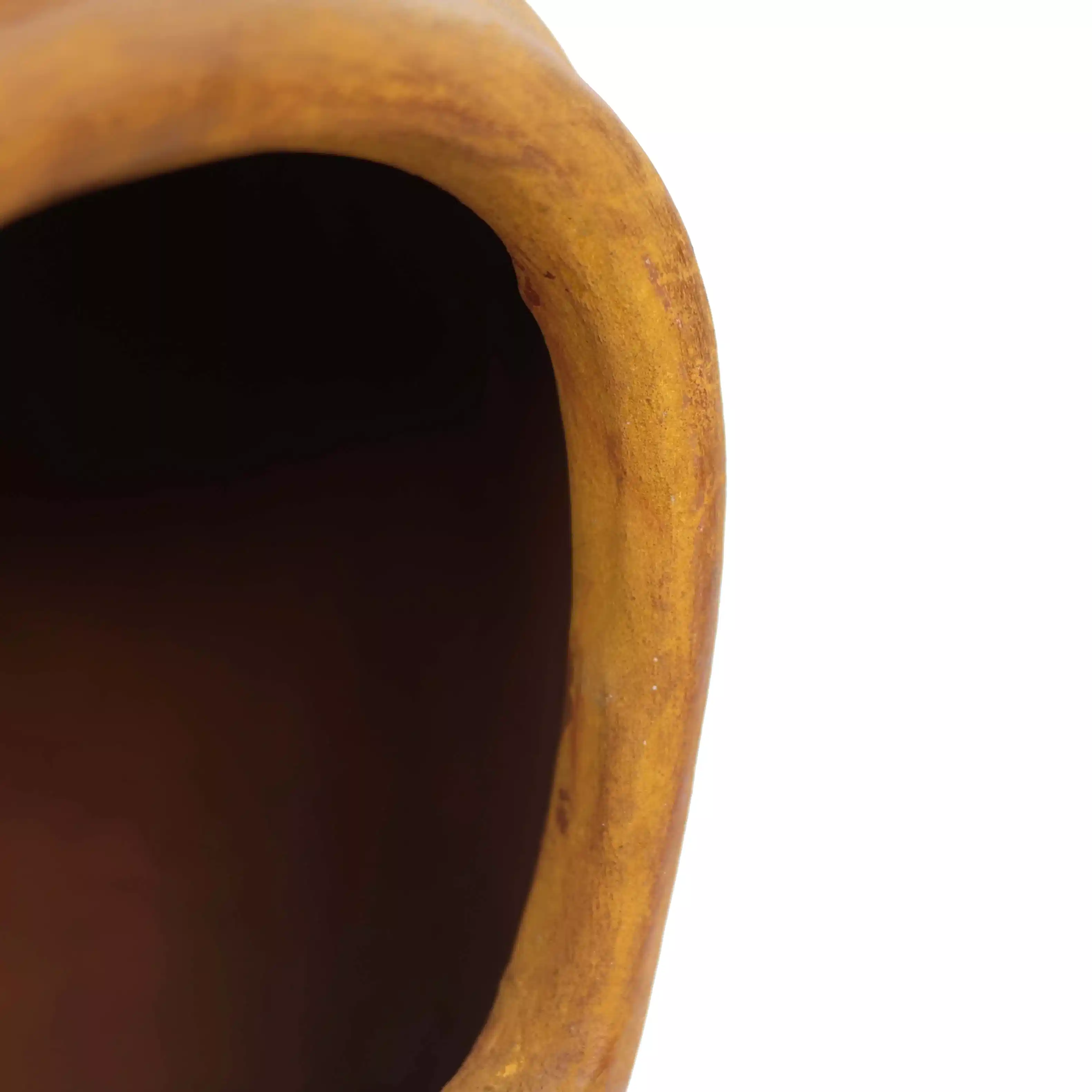 Güneş Motifli Küçük Chimenea Sarı