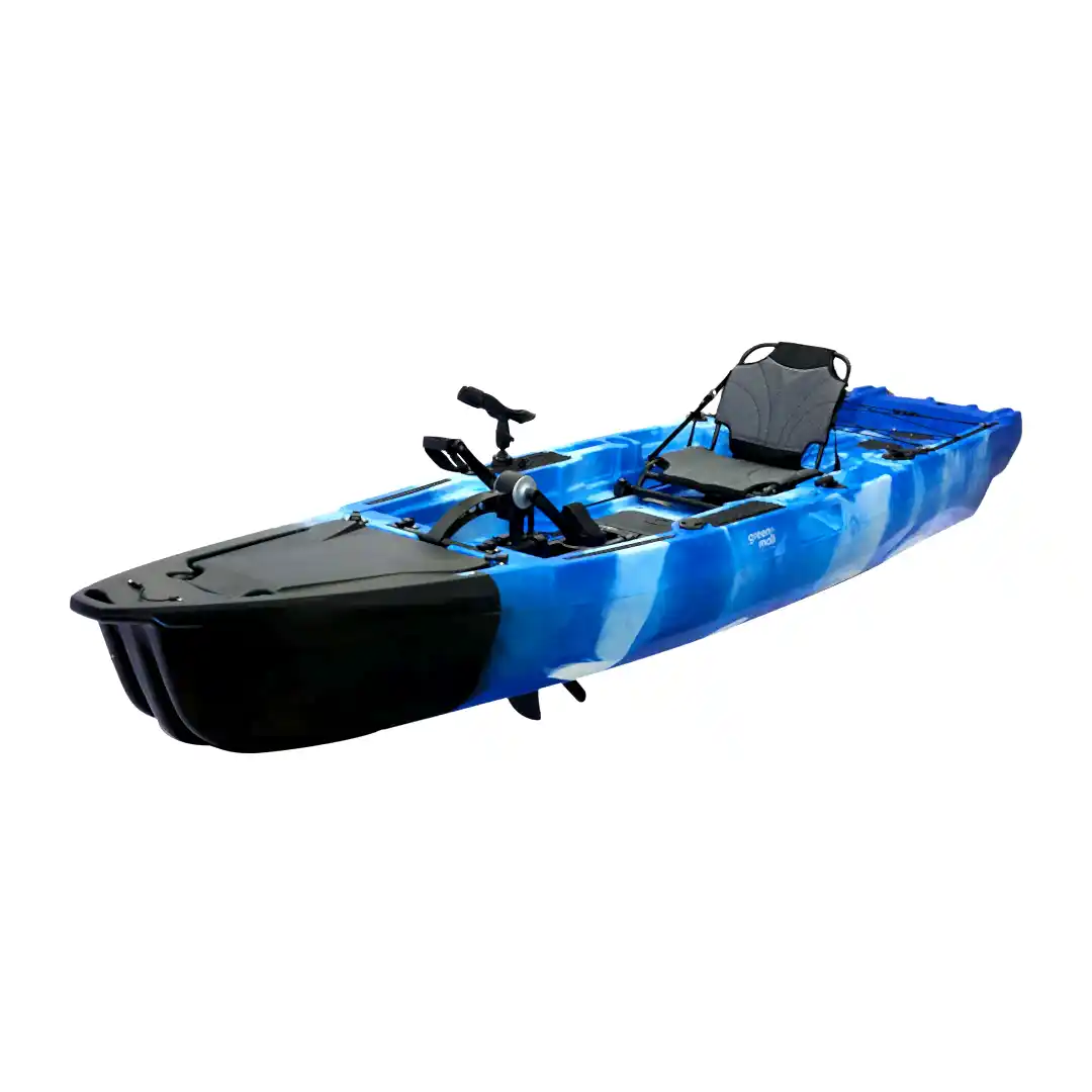 Harman Balıkçı Kanosu Mavi Beyaz Siyah