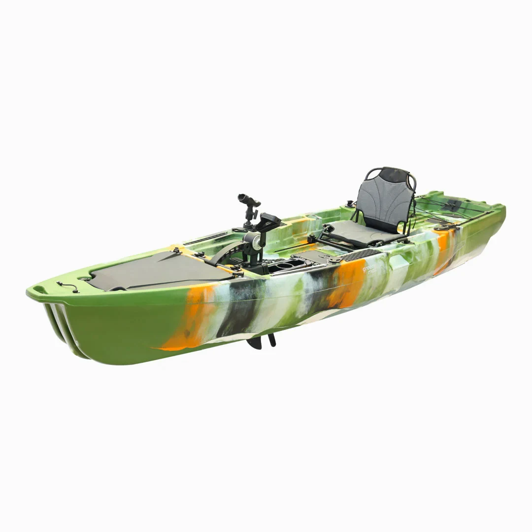 Harman Balıkçı Kanosu Yeşil Beyaz Turuncu