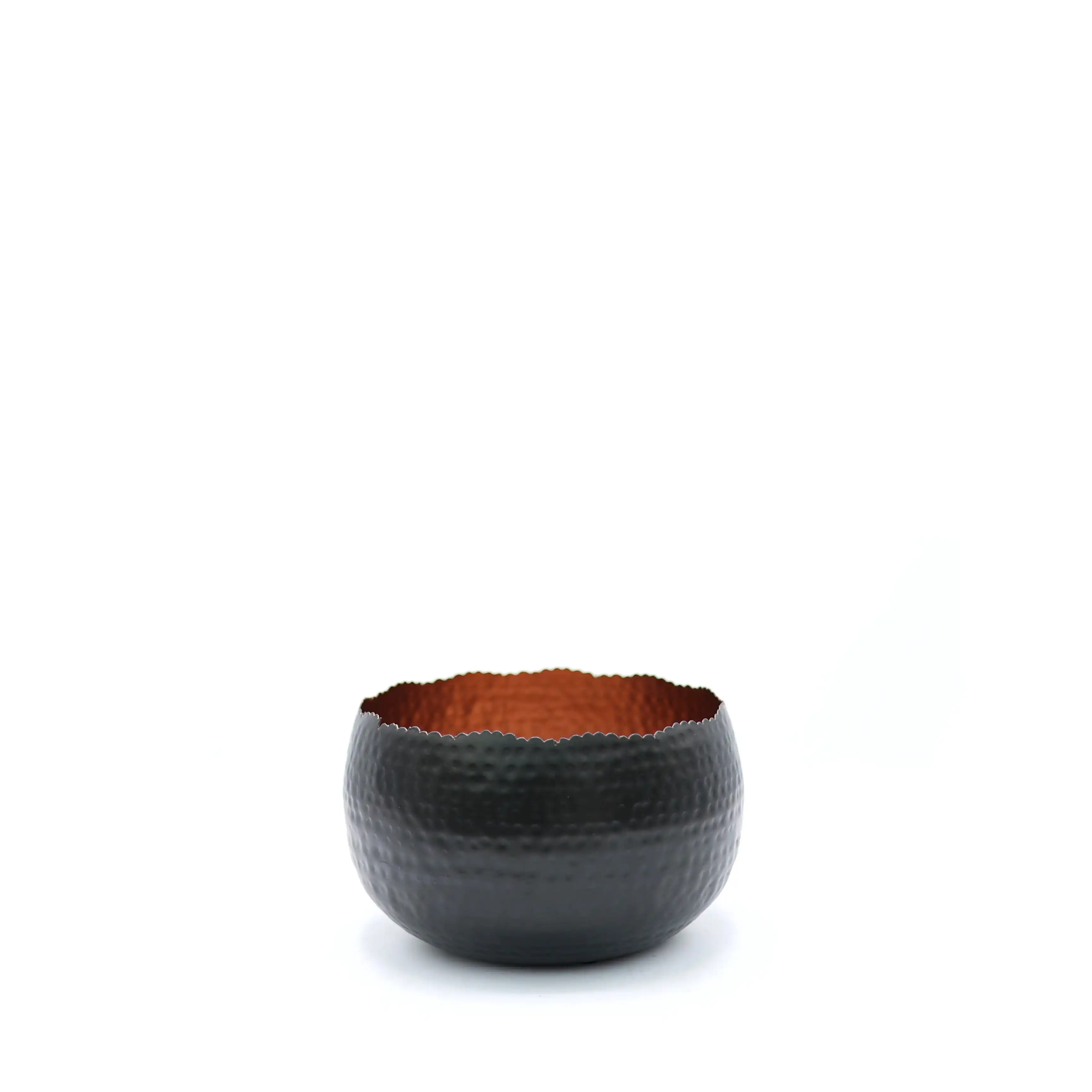 Febris Bronz - Siyah Metal Saksı Orta Boy