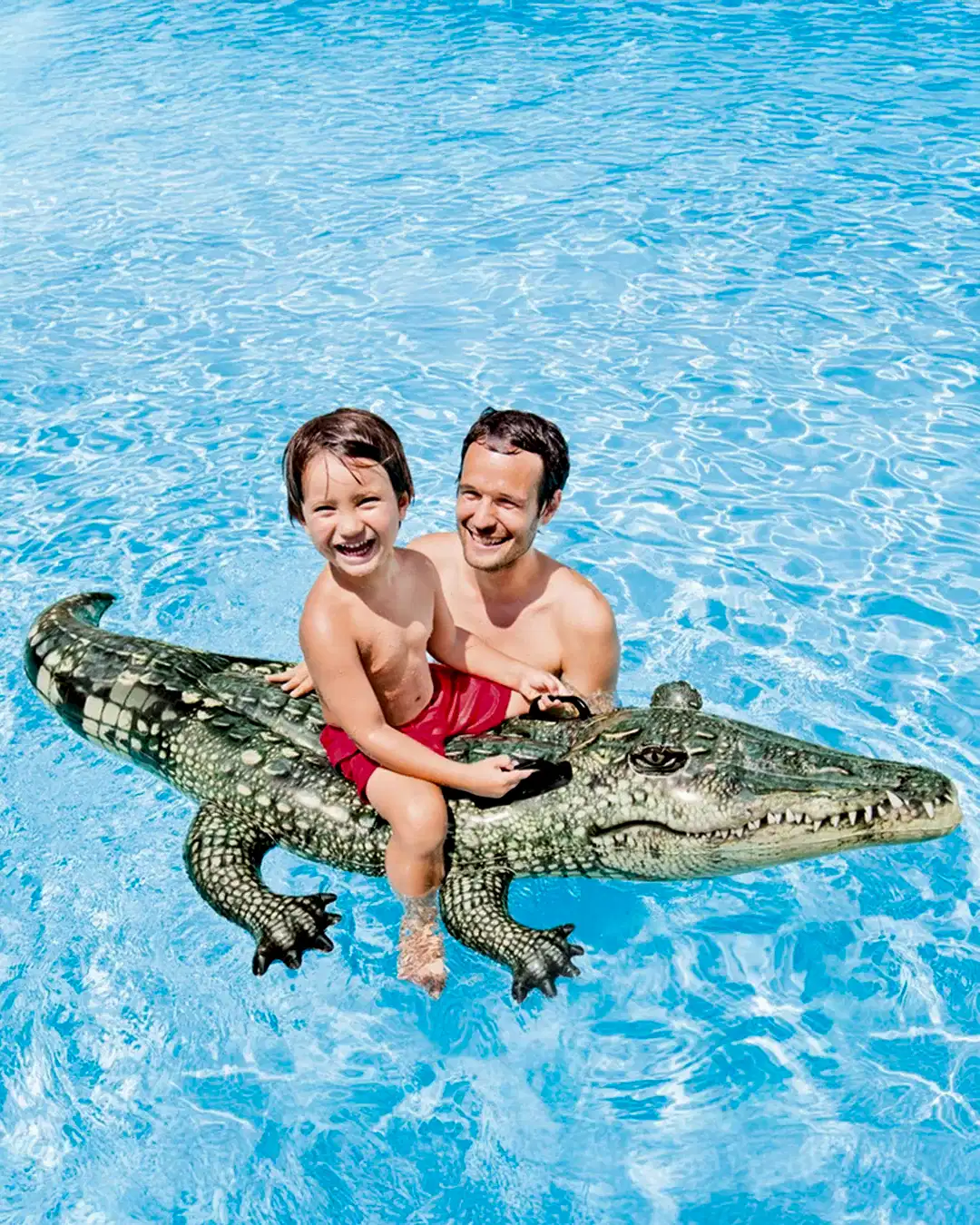 Intex Koyu Yeşil Şişme Timsah Deniz Oyuncağı