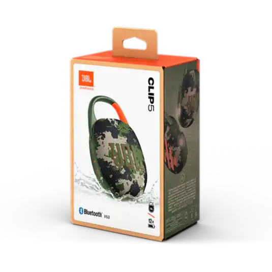 JBL Clip 5 Taşınabilir Bluetooth Hoparlör Kamuflaj