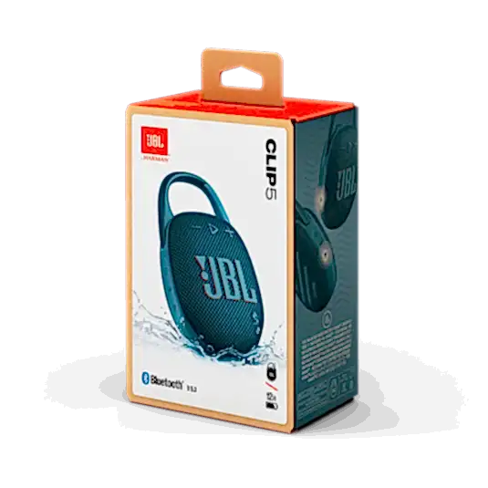 JBL Clip 5 Taşınabilir Bluetooth Hoparlör Mavi