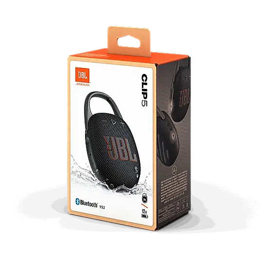 JBL Clip 5 Taşınabilir Bluetooth Hoparlör Siyah