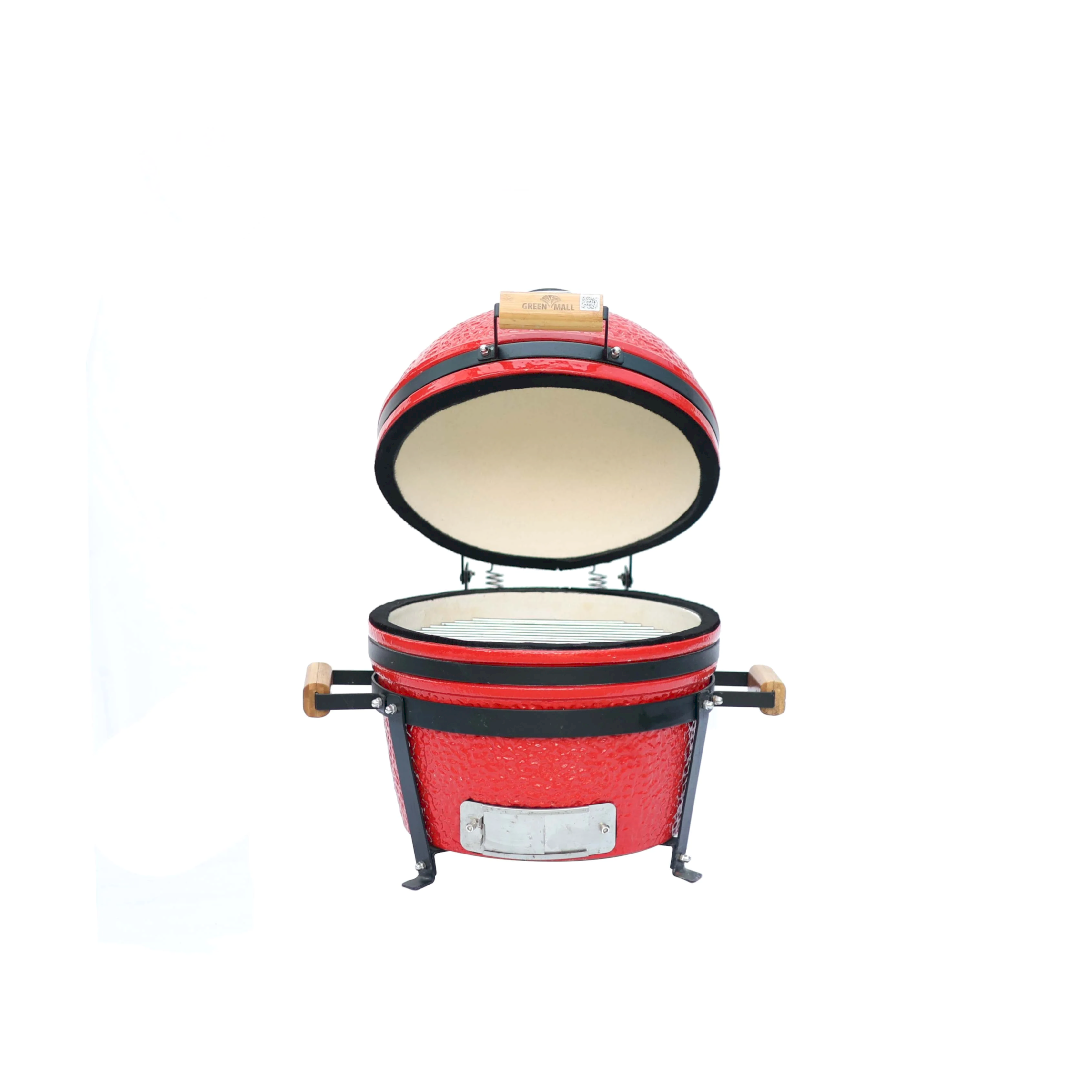 Kamado Seramik Mangal 40 cm Kırmızı